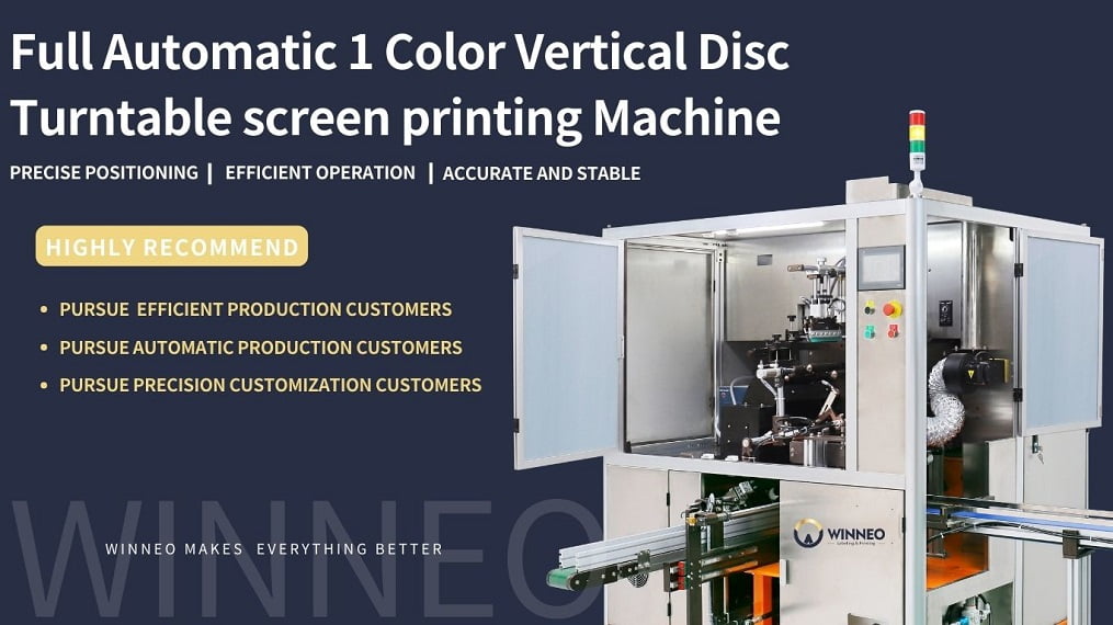 Automatic Screen Printing Machine For Round Products