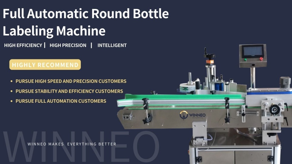 Full Circle Round Bottle Labeling Machine