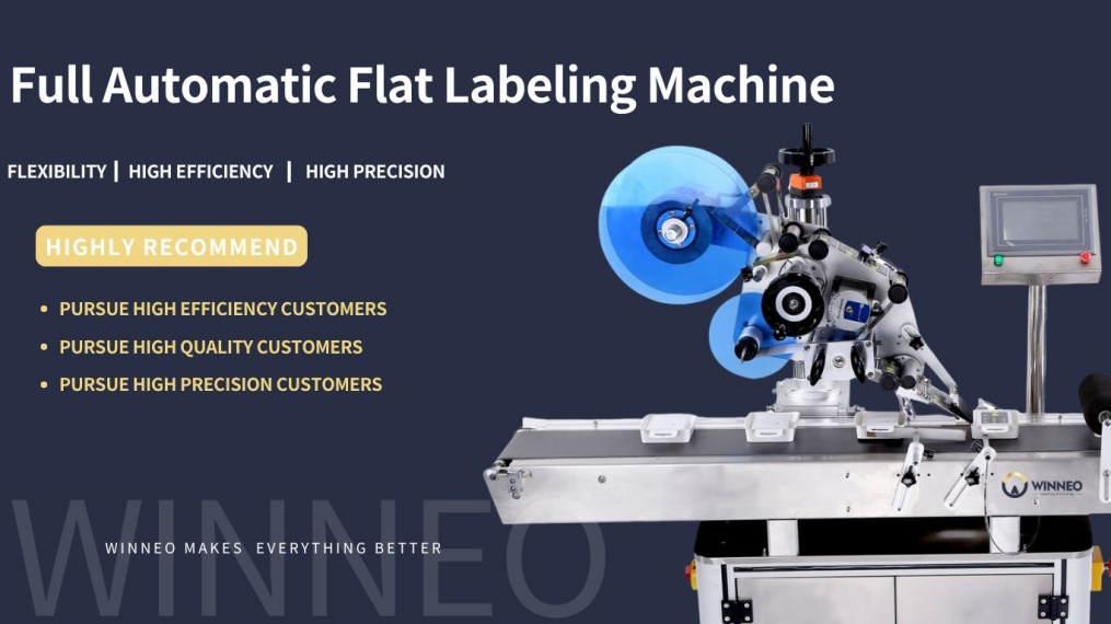 Carton Box Flat Labeling Machine