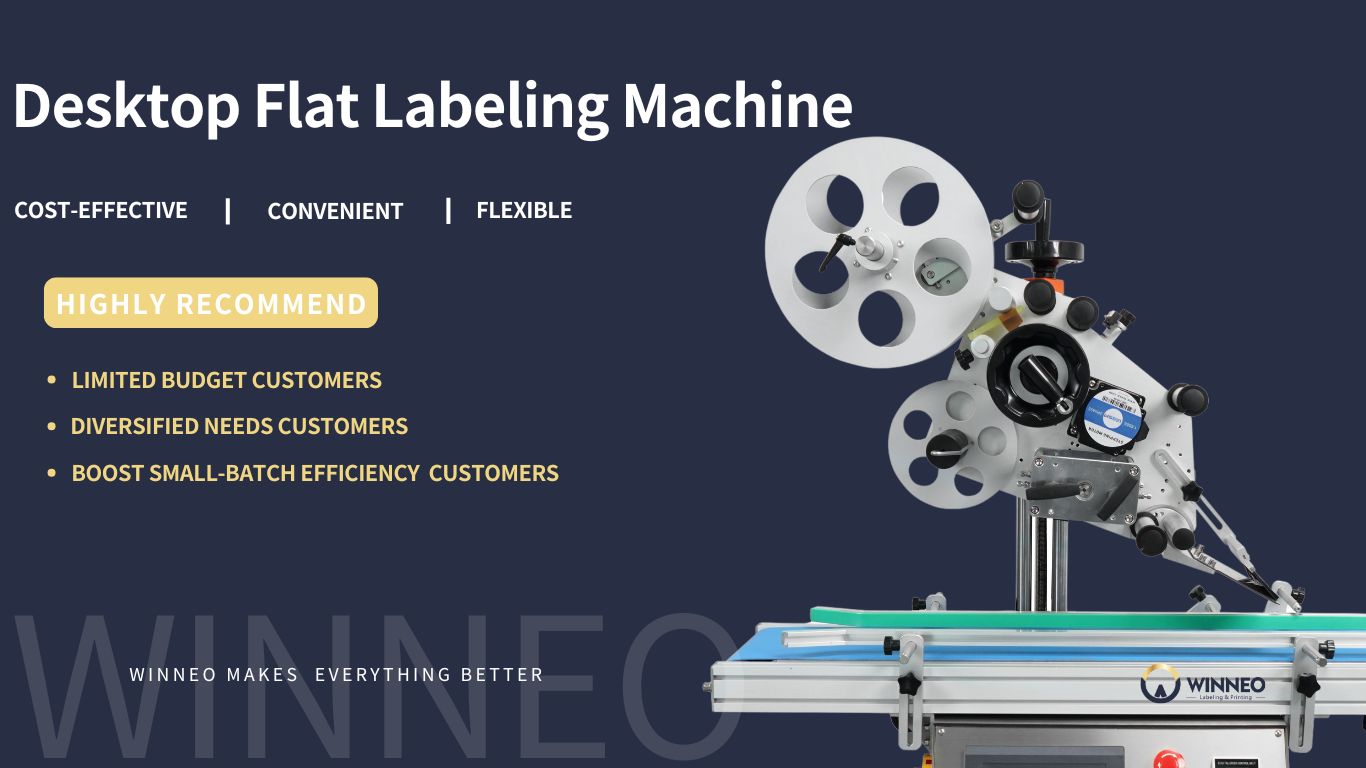 Custom Desktop Flat Surface Labeling Machine
