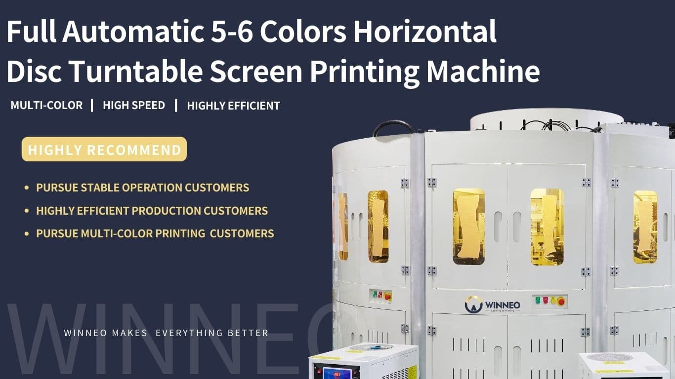 Full Automatic Horizontal Disc Screen Printing Machine