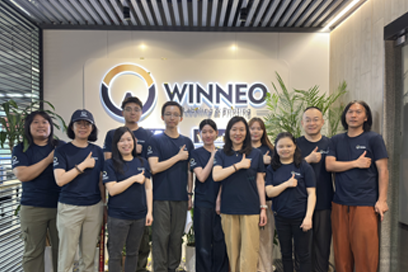 WINNEO New LOGO Wall Unveiling Ceremony