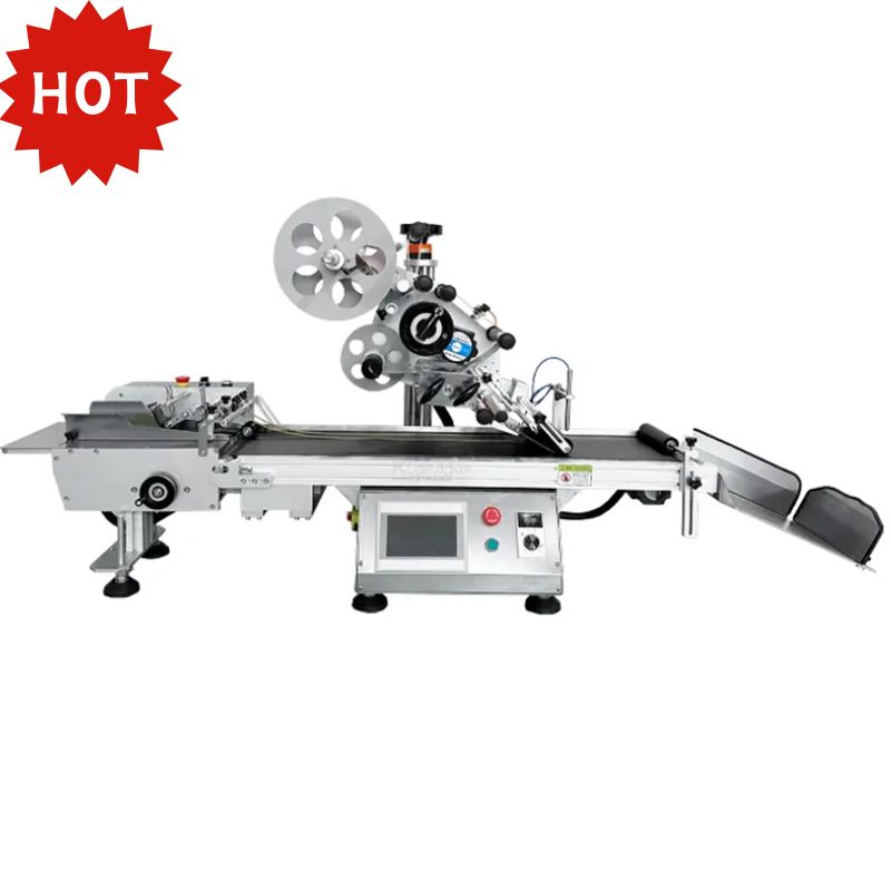 WT-102 Desktop Flat Labeling Machine with Feeder