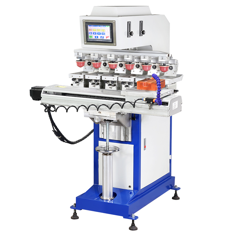 Semi-automatic Multi Color Open Tray/Ink Cup Shuttle Pad Printing Machine - WINNEO