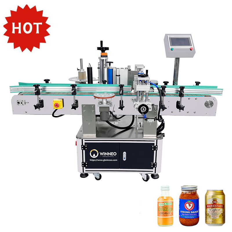 WT-203-Full Automatic Positioning Round Bottle Labeling Machine - WINNEO