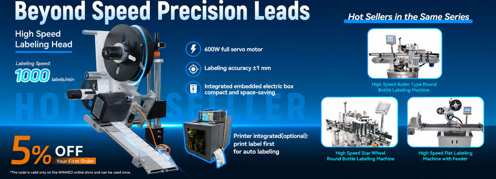 Labeling Head for Production Line